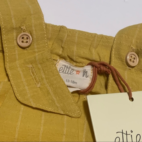 NWT Ruffle Pinafore Romper (12/18 mo) - Picture 4 of 6